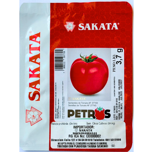 SAKATA TOMATE PETROS X 1000 SEMILLAS